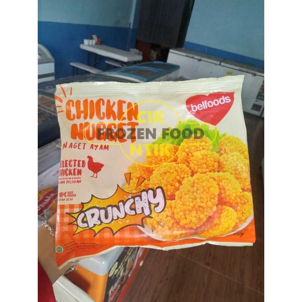 

Belfood Naget Crunchy 140g Frozen food cik ntik Jambi cemilan jajanan seblak korea jepang