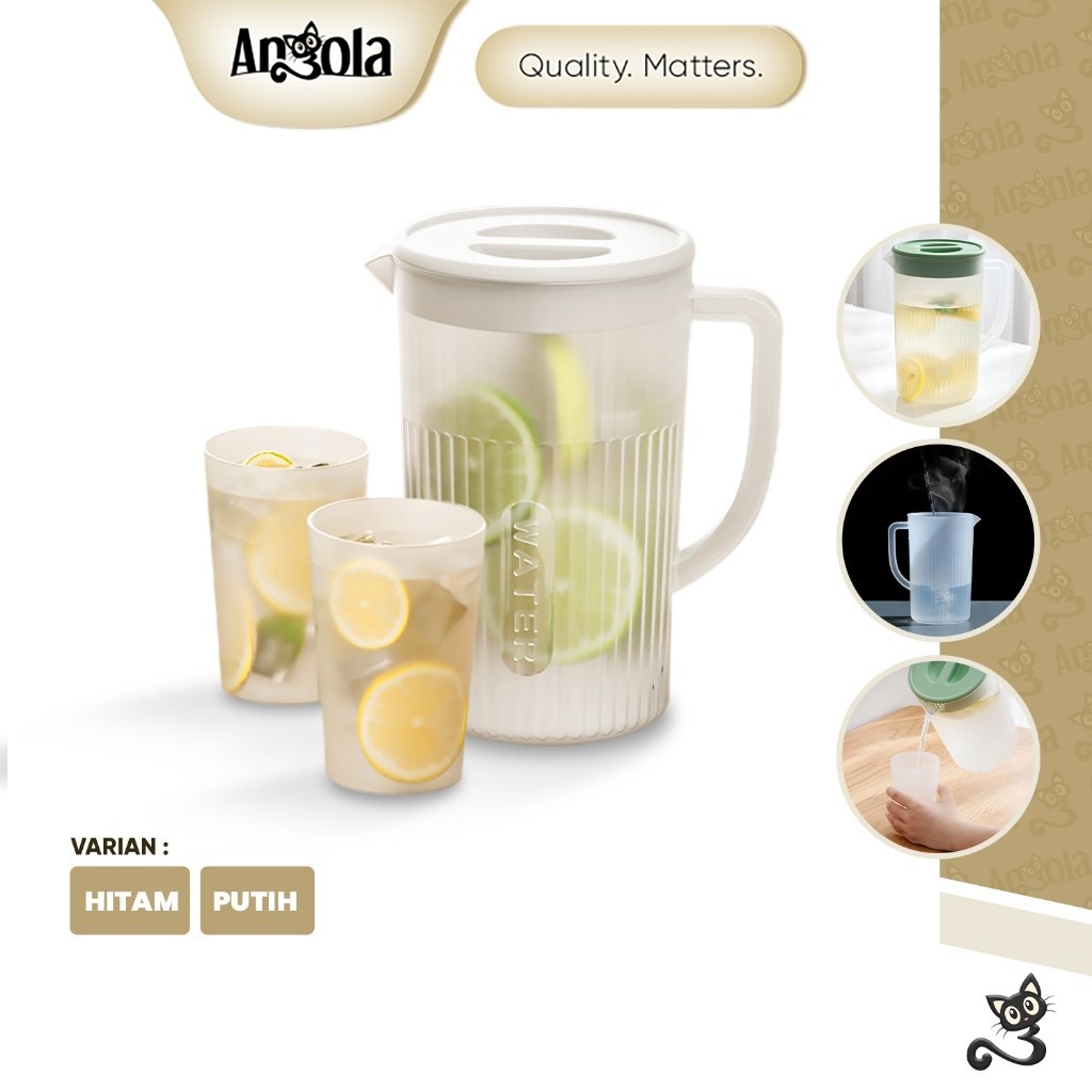 ANGOLA Teko Plastik Ekstra Besar 2L E88 Water Pitcher Transparant / Teko Multifungsi / Teko Es Teh