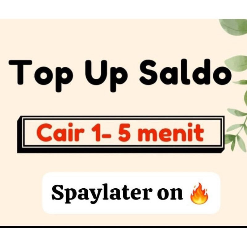 

COD [HOLYWINGS96] stiker baner top up saldo Wallet