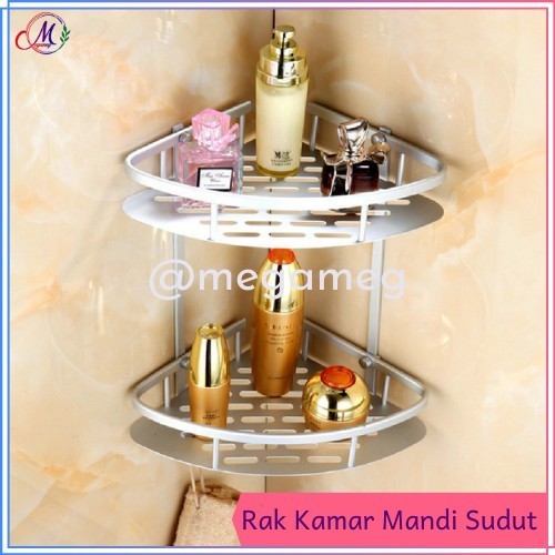 Rak Kamar Mandi Sudut / Rak Sudut Kamar Mandi