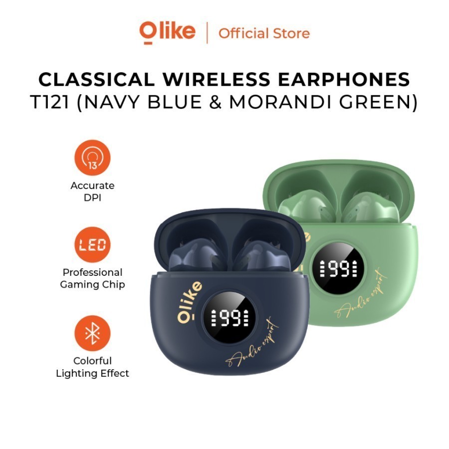 [ OLIKE TWS T121 ]- HEADSET HENSET TWS EARPHONE BLUETOOTH OLIKE T121 CLASSICAL TWS HEADSET BLUETOOTH