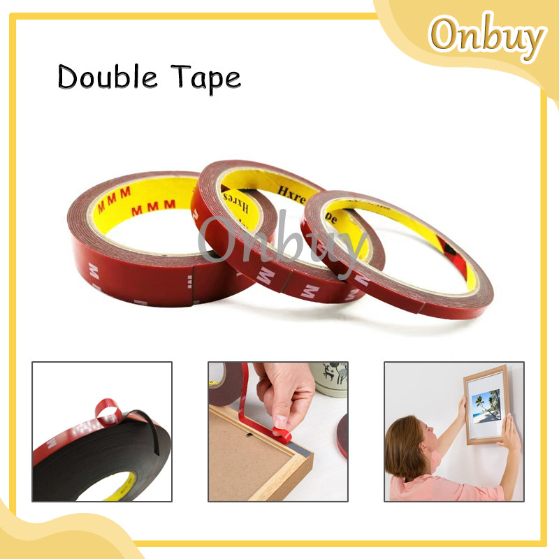 

Double Tape 3M Merah Dobel Tip Lem 2 Sisi Panjang 3 M