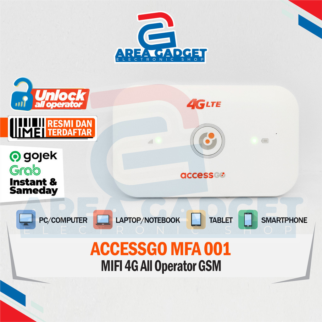 Modem MIFI simcard 4G LTE MFA-001 All Operator WIFI GSM   GARANSI ORIGINAL