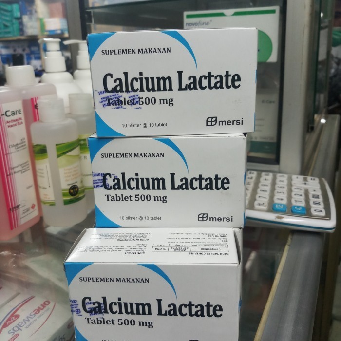 Calcium Lactate 500mg tablet