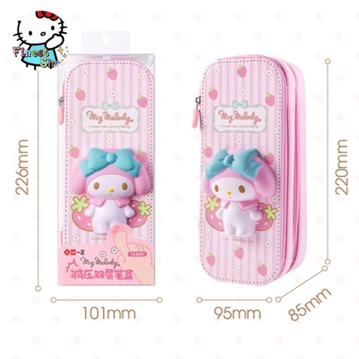 

✨NEW✨ -Tempat Pensil Sanrio Squishy Cinnamoroll Kuromi Melody Kotak Pulpen - Dear
