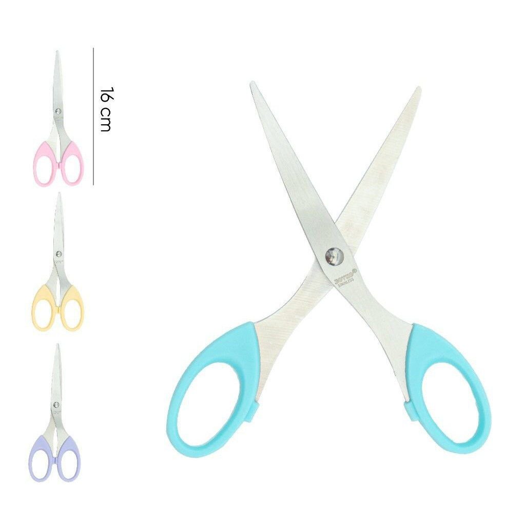 

GUNTING TANGGUNG / SCISSORS UKURAN SEDANG WARNA PASTEL - JOYKO SC-838PTL