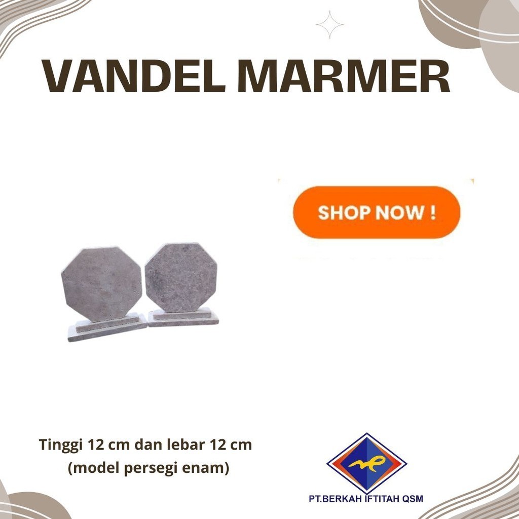 VANDEL MARMER PERSEGIENAM KOSONGAN GROSIR VANDEL POLOS