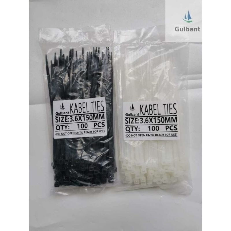 

KABEL TIES CABLE TIE 3.6 x 150mm ( 15cm ) CV 150 kualitas baik KABELTIE KABELTIS KABEL TIS KABELTIES TALI PENGIKAT IKAT BARANG KUAT TEBAL HITAM PUTIH TERMURAH COD PROMO SERBAGUNA PLASTIK NYLON NILON 15 CM 3.6x150mm 3.6x15cm 3.6 x 15 cm (15cm)