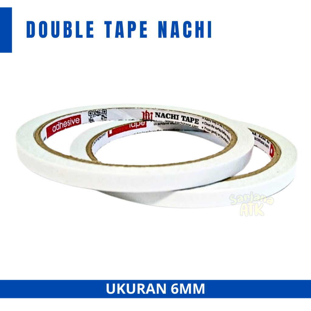 

Isolasi Double Tape Nachi 6mm / 1/4inch