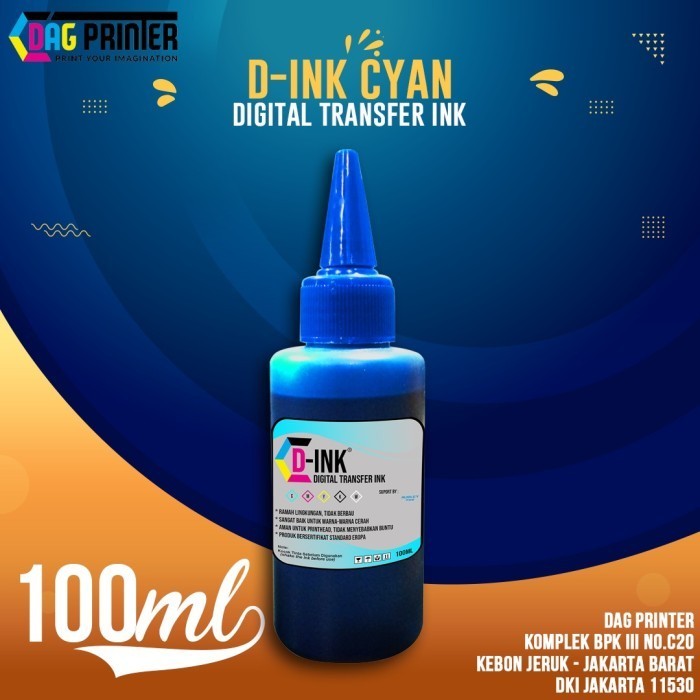 

[Terbaru]ATK- Tinta Warna D'INK 100ml - Biru