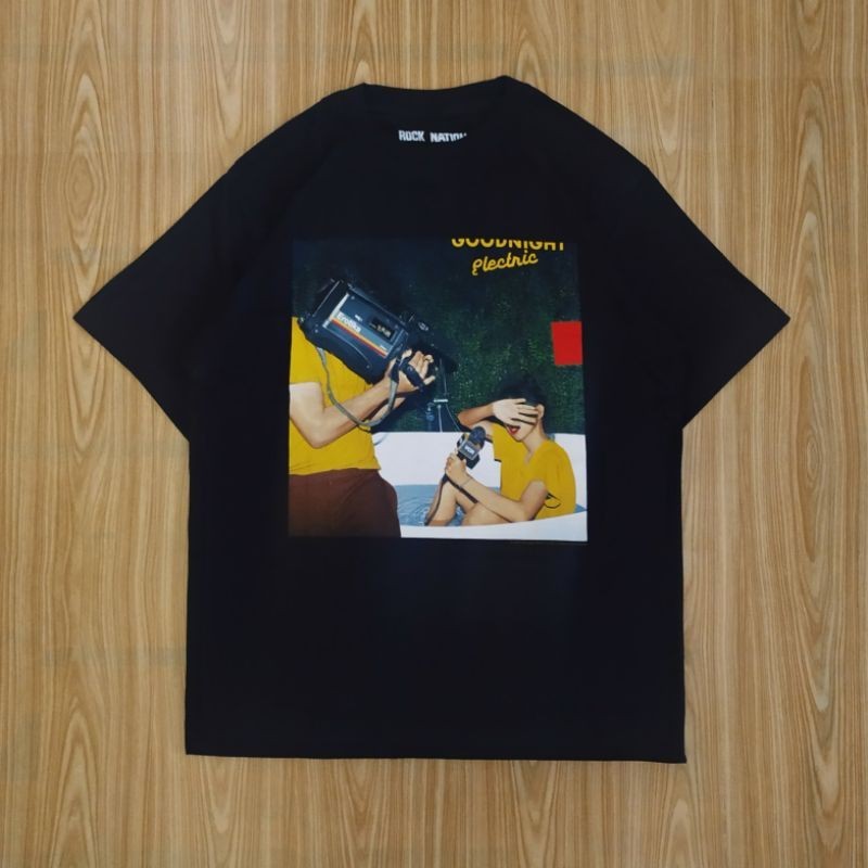 KAOS BAND Tshirt Goodnight Electric - VCR Bahan Cotton Combed 24s Tebal