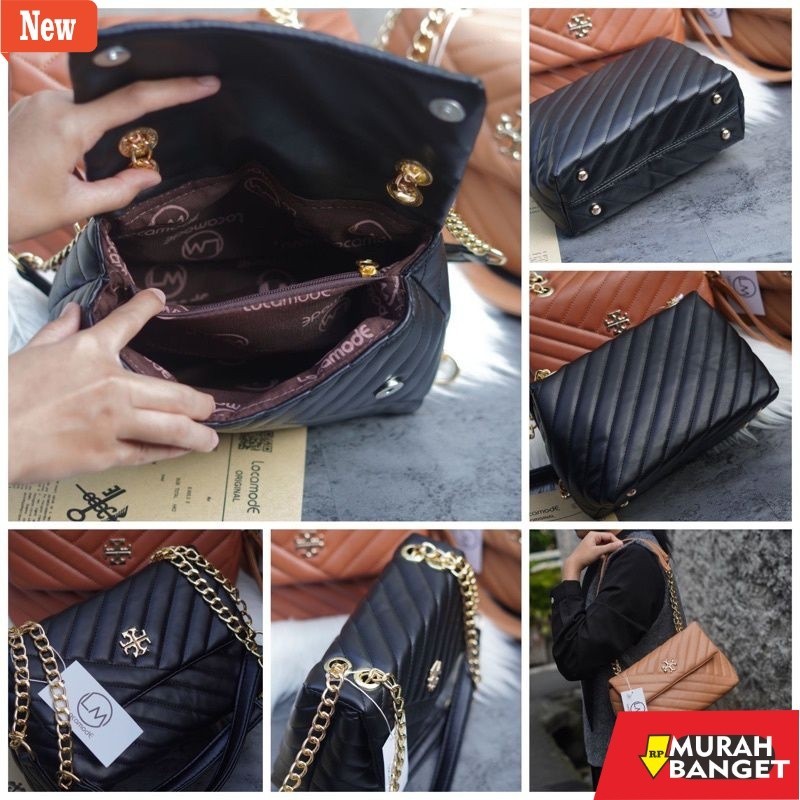tas selempang wanita shopee haul Locamode original tas wanita bag rantai tas rantai