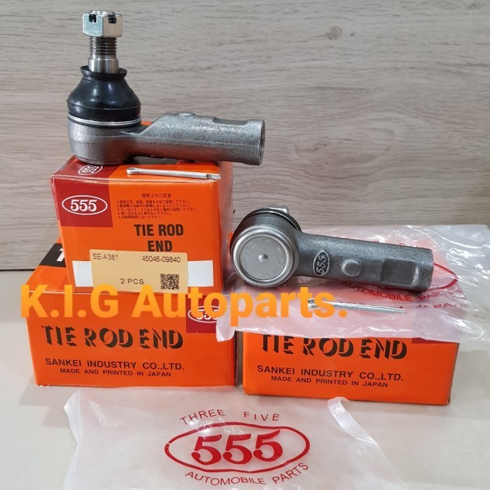 TIE ROD END INNOVA REBOND FORTUNER VRZ TRD HILUX DC 2016-UP 555 JAPAN ORIGINAL.