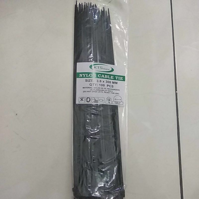 

[ HAPPY GUBUK ] Kabel Ties / Insulock / Insulok / Cable Ties 3.6 x 300mm 30cm 100pcs