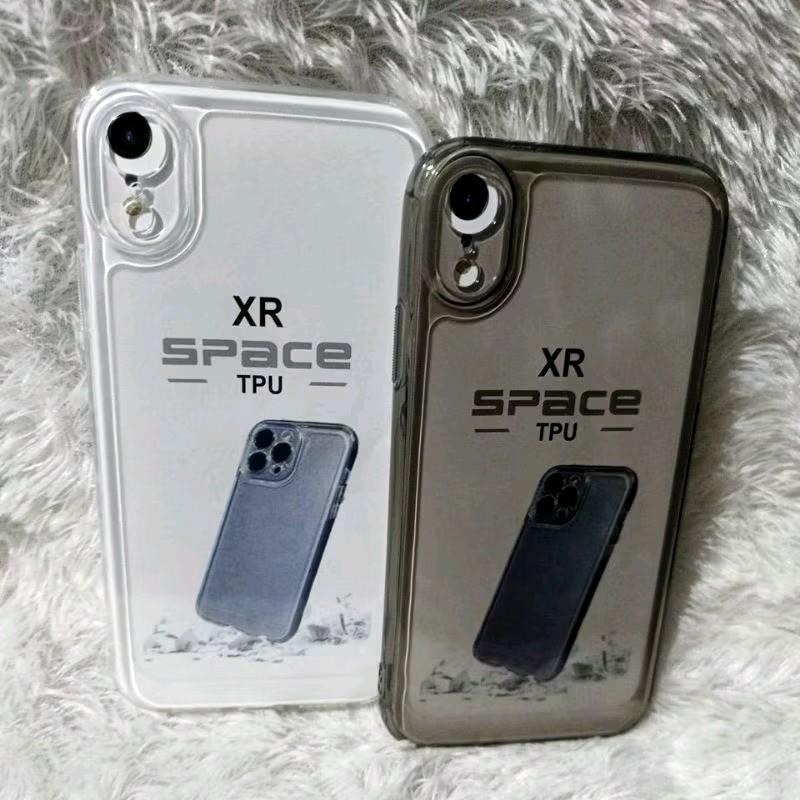 Softcase Casing iPhone XR Silikon Casing Bening Transparan TPU Sepase Pelindung Belakang Camera -Fc