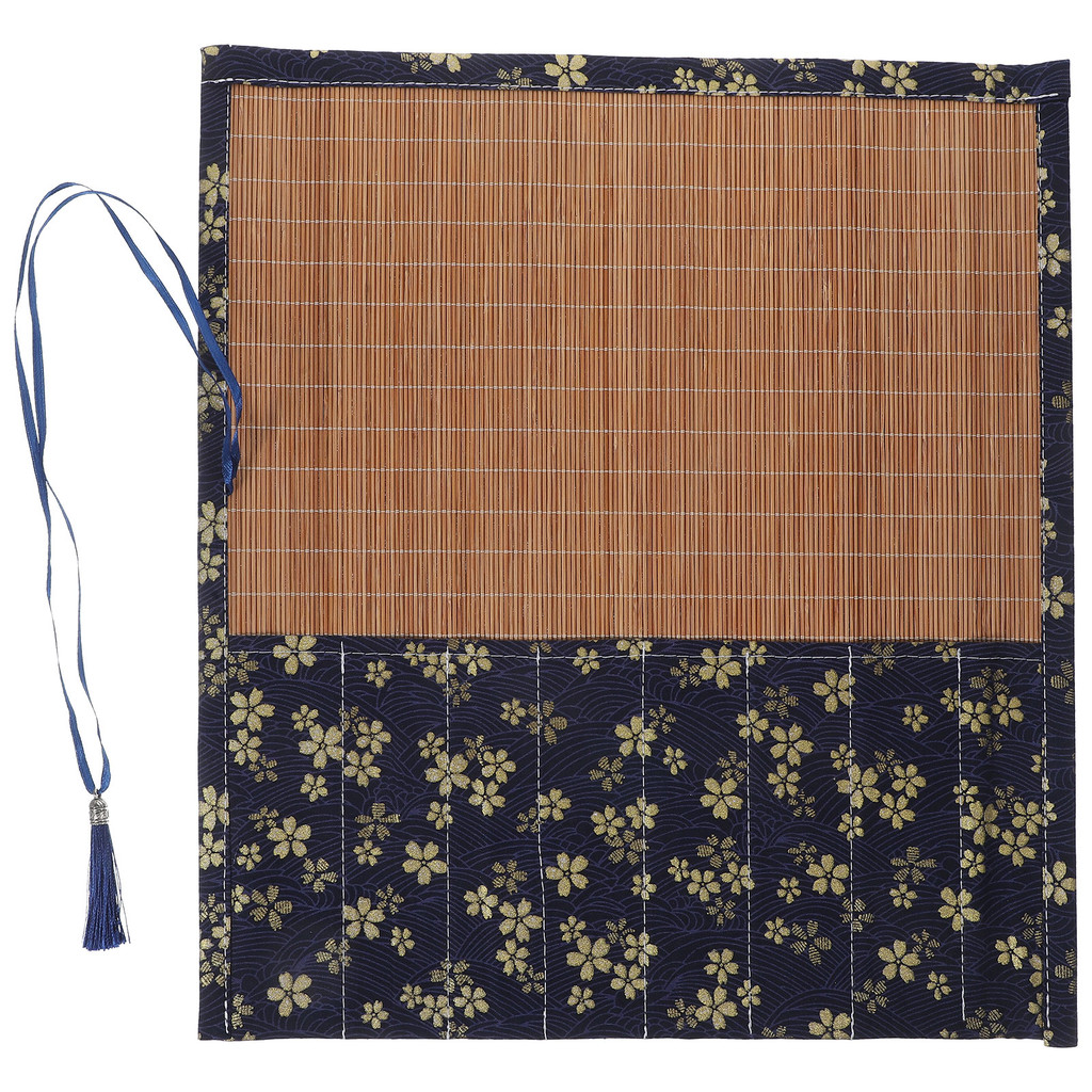 inese Roll Up Bag Brush Pen Bag Pencil Wrap Holder Brush Pens Roll Up Pou for roll up pencil case