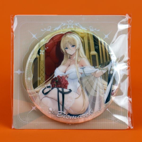 Bismarck Wedding Ver. Can Badge - Azur Lane 7,5cm