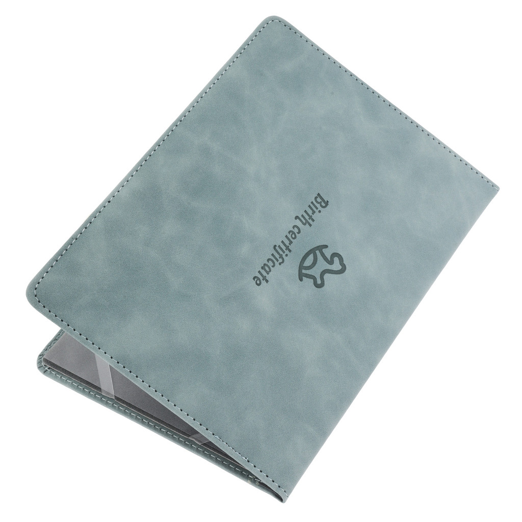 

Birth Certificate Cover Folders Retro Protectors Sleeve Storage Holder Case Baby