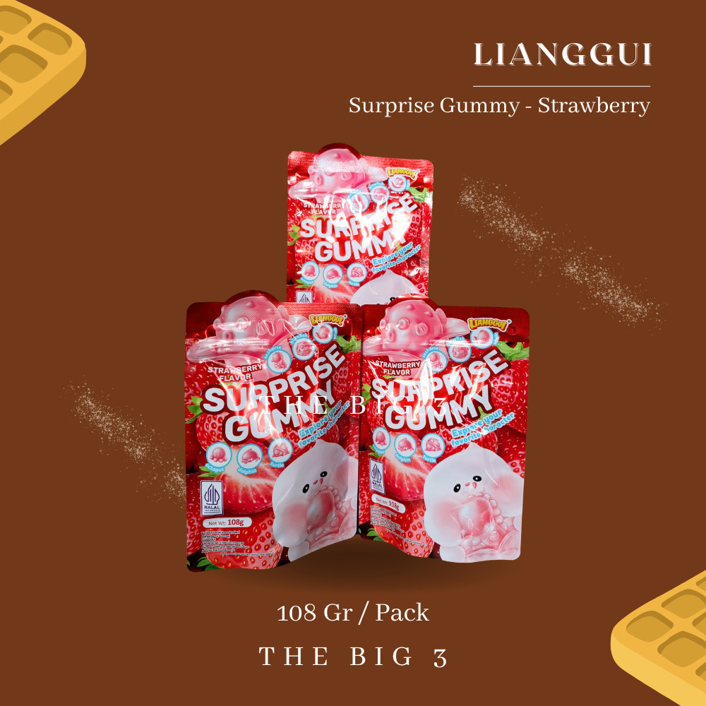 

Lianggui Surprise Gummi Strawberry 108 gr / Pack - TBTHOME