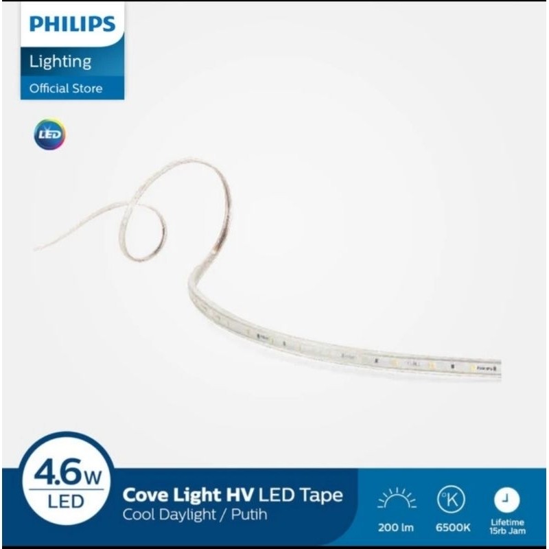 Philips LED Strip DLI 31086 HV Tape 6500K Putih Lampu Selang Strip 50M