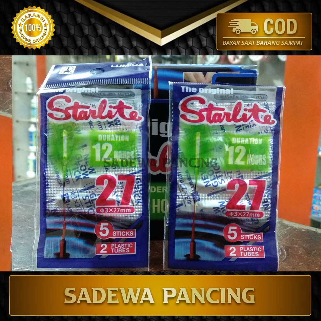 Starlet Pelampung Pancing Isi 5 | Starlight Pancing lumica