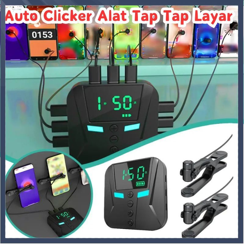 【COD】Auto Clicker Alat Tap Tap Layar Auto Clicker Untuk Smart Phone Multifunctional Layar Ponsel Kli