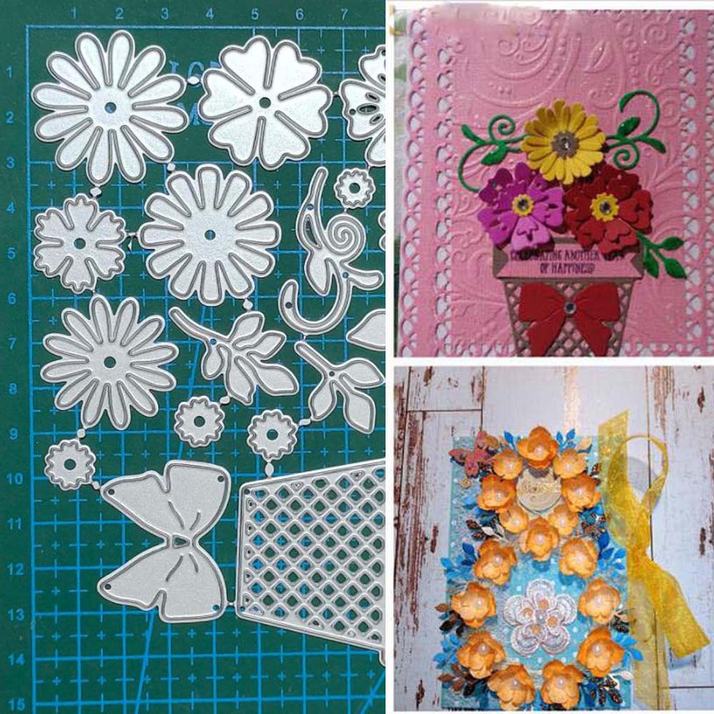 

DIY Flower Pot Metal Cutting Dies Stencils for Scrapbooking Decorative Embossing Handcraft Die Cutting Template