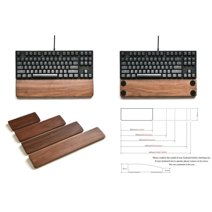 

selalu Promo keyboard sandaran tangan keyboard kayu . .