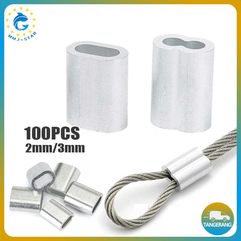 Klem Seling Ferulle  2mm/3mm Crimp Claim Ferulle Penjepit Seling Asli