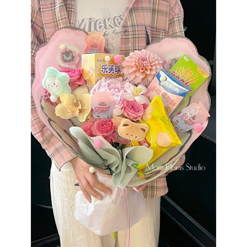 

(1set) Flower Wrapping Paper Butterfly Kertas Buket Bunga Kupu-kupu / Cellophane Florist Bungkus Kado