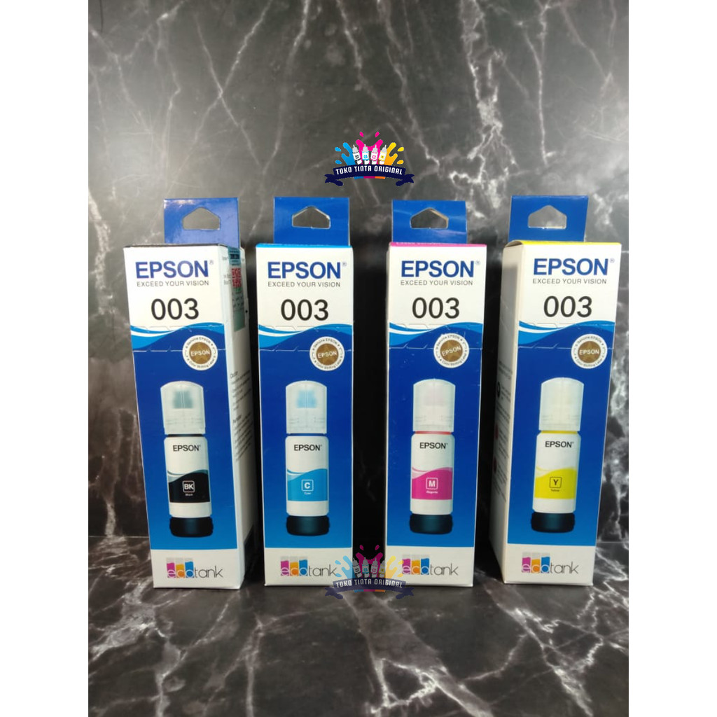 Tinta Epson 003 kualitas ori For Printer L3210/L1250/L3250/L3550/L5290/L5590/L1210