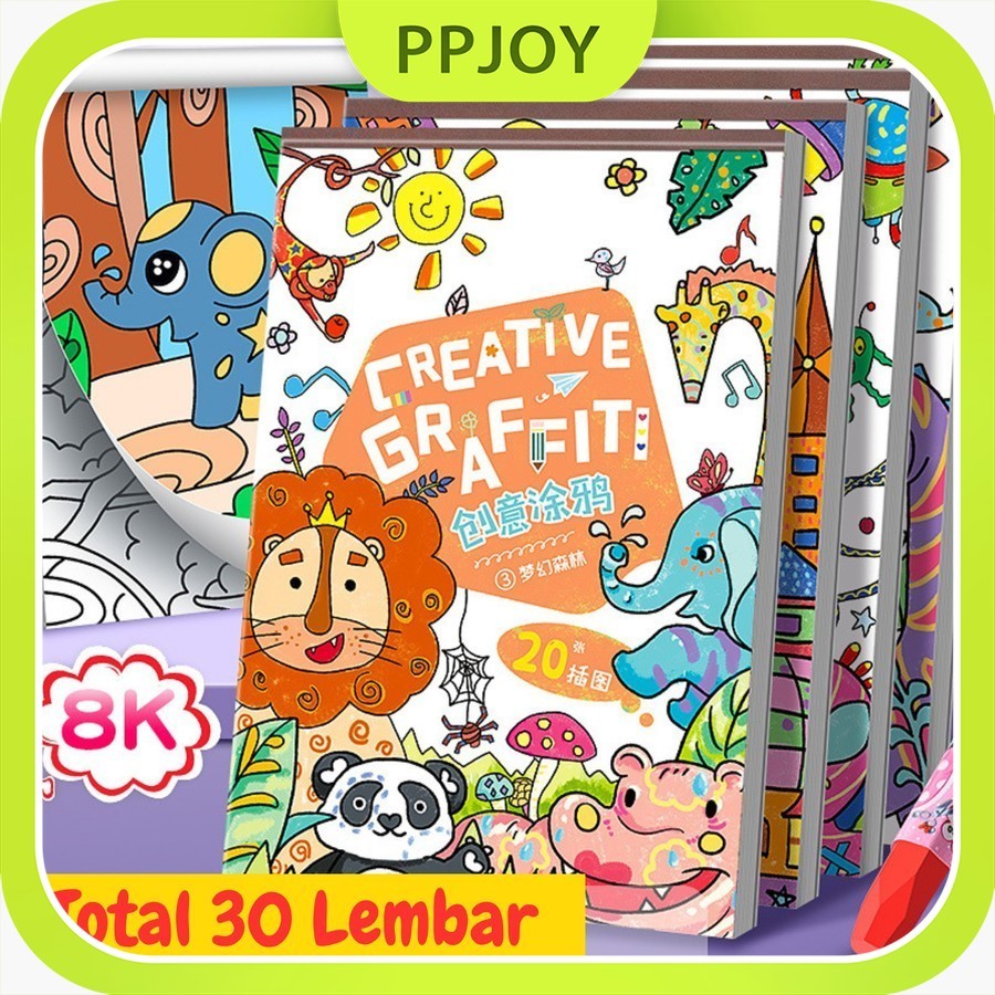 

Buku Gambar A4 30 Lembar Drawing Book Buku Mewarnai Anak Balita Painting Book / Buku Menggambar Buku Sketsa Gambar Lukis