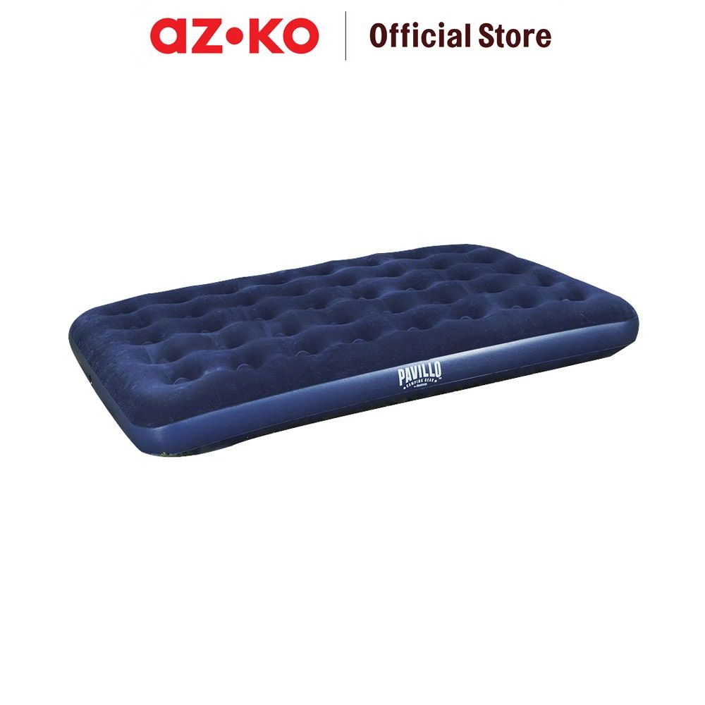 AZKO Bestway 191X137X22 cm Kasur Angin Full - Biru Alas Tidur Pompa Serbaguna Air Mattress Bed Sleep