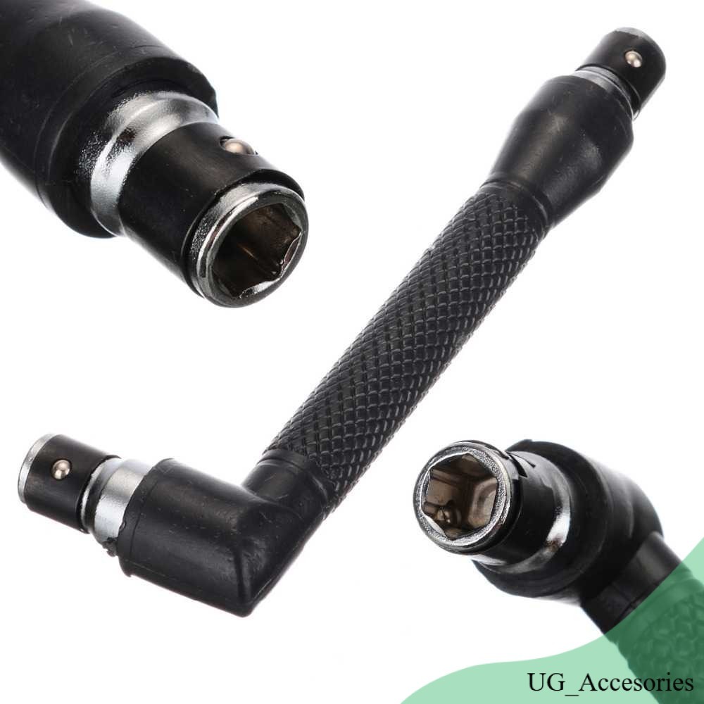 Kunci Pas Dual Head Socket Wrench 1/4 Inch 6.35mm L Shaped - 3058 UG_