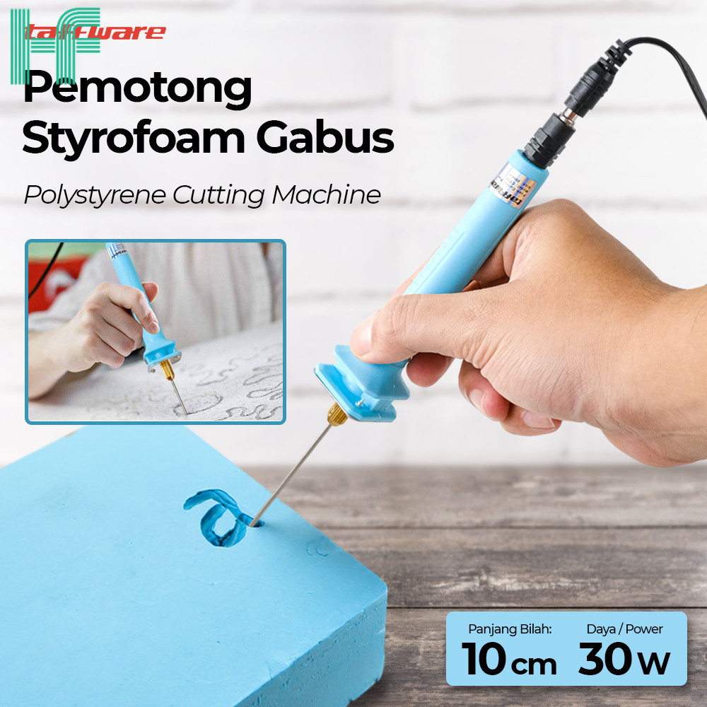 

Taffware Pemotong Styrofoam Gabus Polystyrene Cutting Machine 10cm 30W - CT10