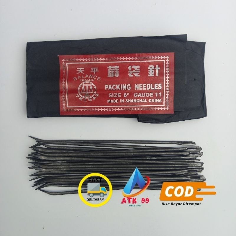 Isi 25 Pcs Jarum KARUNG Goni/Jarum Jahit Karung/Goni/Alat Menjahit/Jarum besar