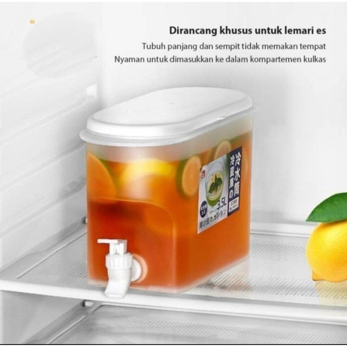Dispenser Jus mini air minum dingin kulkas