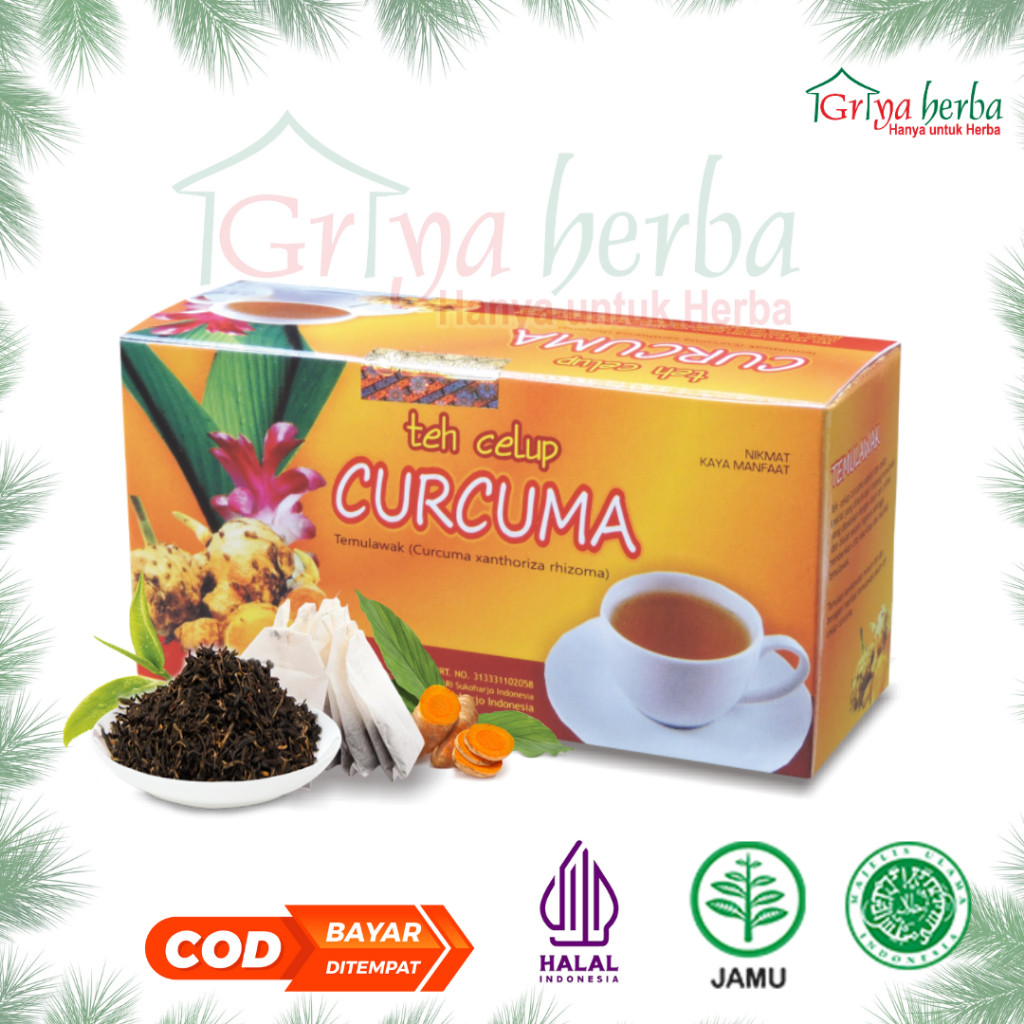 

[ ] - Teh Herbal Curcuma Temulawak Tazakka isi 20 kantong untuk membantu meredakan asam lambung Halal