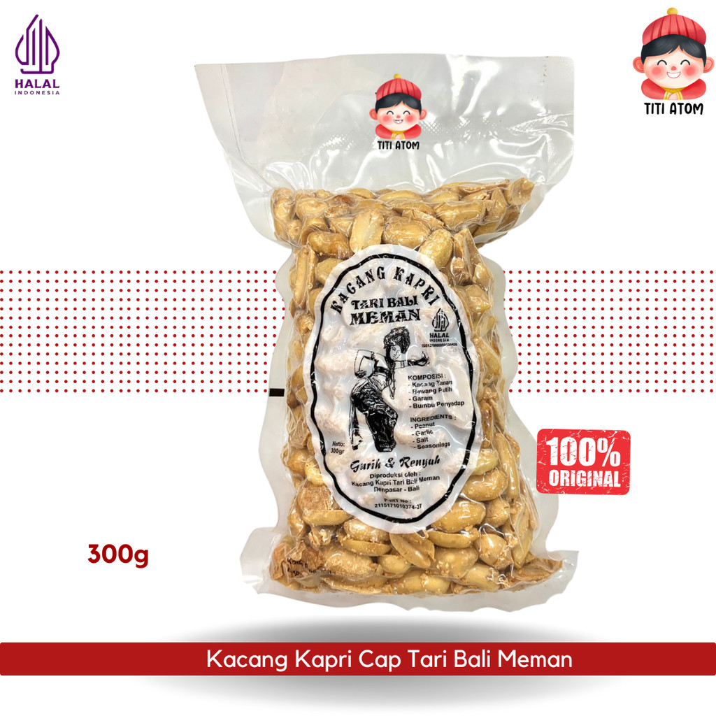 

Kacang Bawang Kapri Cap Tari Bali Meman 300g