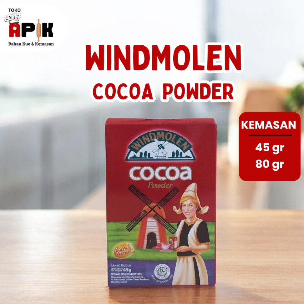 

WINDMOLEN COCOA POWDER 40GR / 80GR