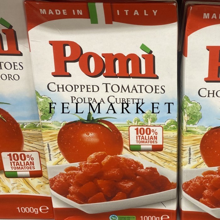 

Pomi Chopped Tomatoes Polpa A Cubetti Italy / 1 Kg