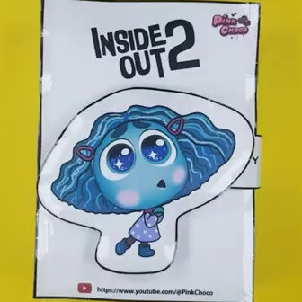 Inside Out 2 Cute Envy Paper Game Book – Avatar World Style mainan bongkar pasang anak