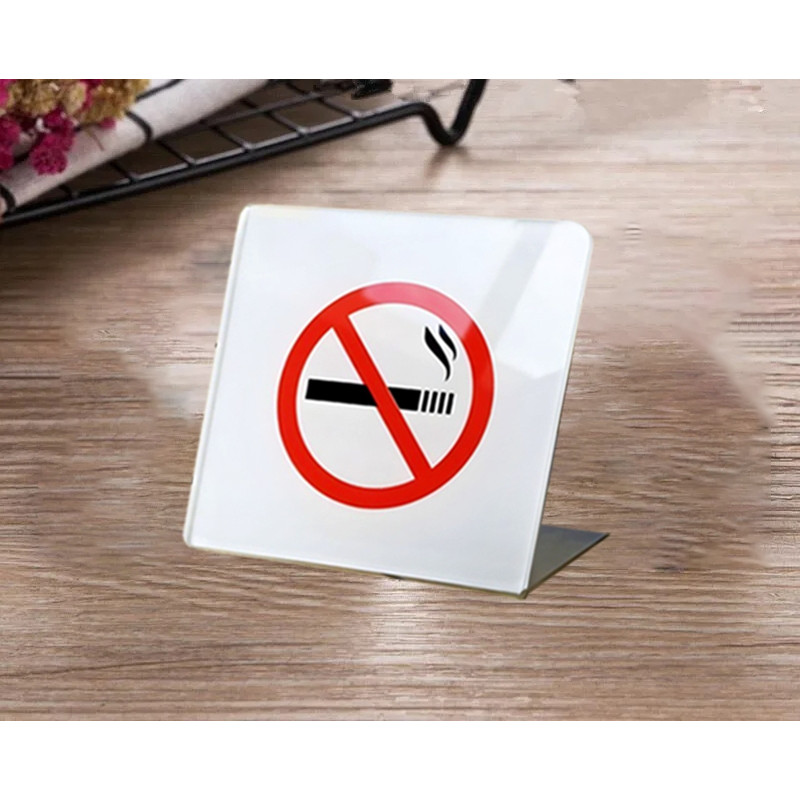 PAPAN AKRILIK TANDA NO SMOKING | DILARANG MEROKOK AKRILIK | NO SMOKING