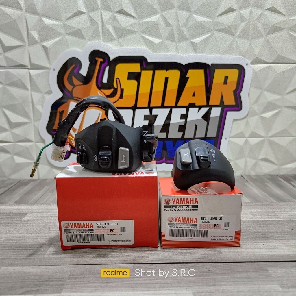 Ygp - Saklar Tombol Lampu Klakson Stater Mio Sporty Smile Original Tombol