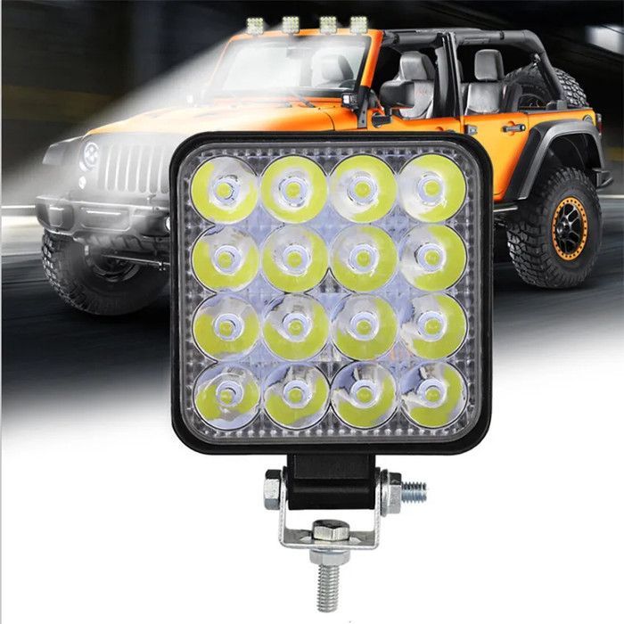 Lampu Tembak Sorot Ledbar Mobil Offroad SUV Truk Waterproof 12 V 48 W
