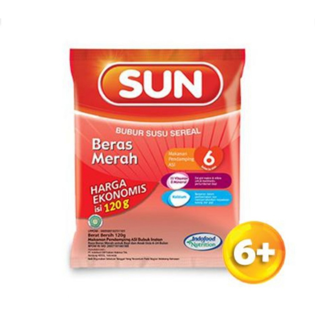 Sun Bubur bayi sachet 120g