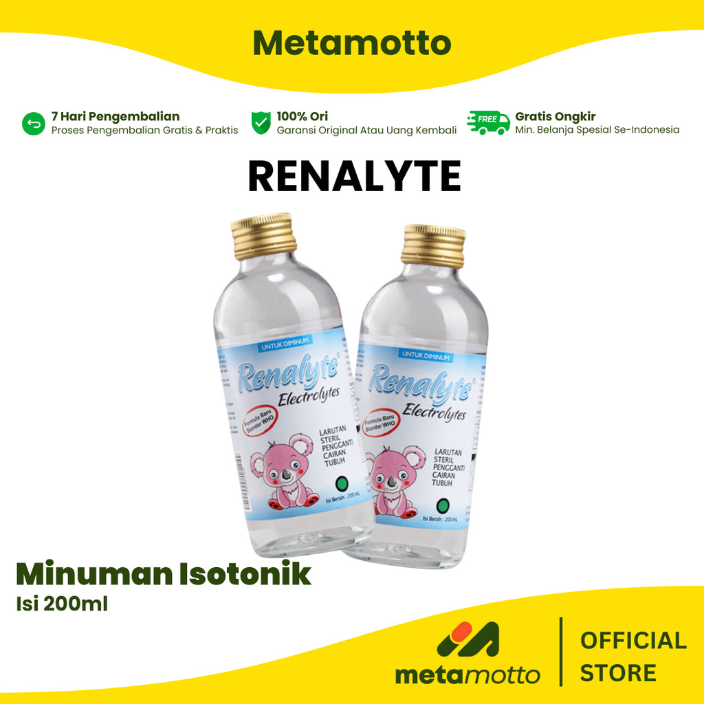 

Renalyte Larutan Isi 200 ml 1 Botol - Metamotto