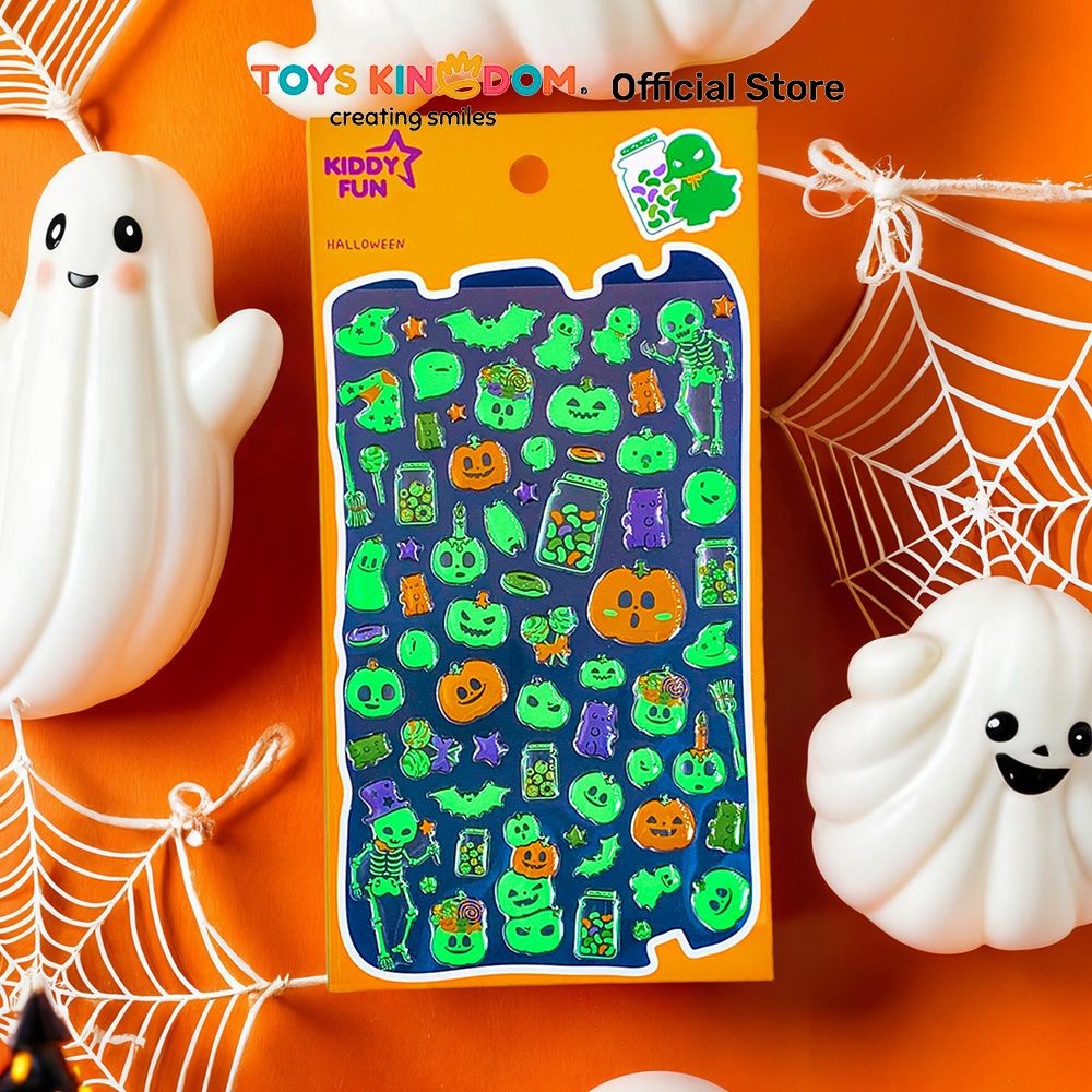 

Toys Kingdom Kiddy Fun Funny Stiker Halloween - Hijau Stiker Dekoratif Lucu Cute Stickers Deco Sticker Pack Journal Book