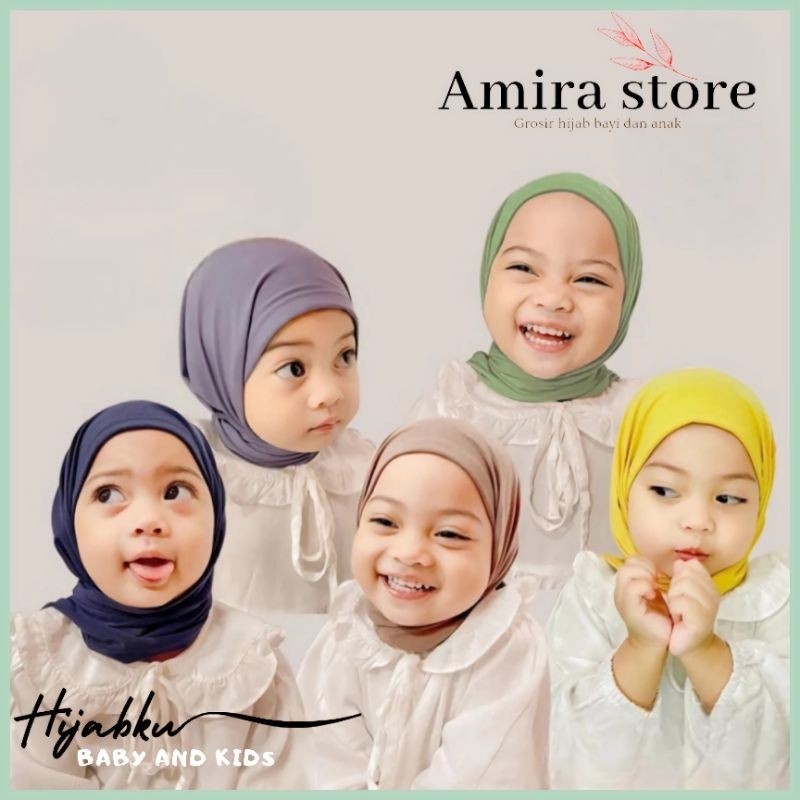Hijab Bayi 0 6 Bulan 1 2 3 Tahun SEGI 3 INSTAN Kerudung Bayi Hijab Bayi Jilbab Anak Bayi Jilbab Bayi