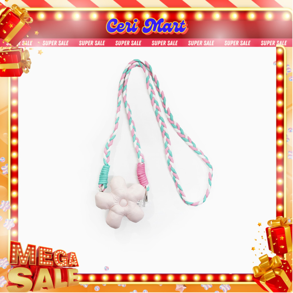 

[Gift Not For Sale] Emina Lanyard Bunga gantungan name tag travel